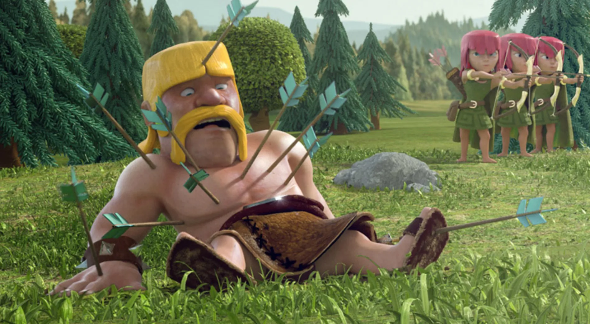 Barbarian clash of clans